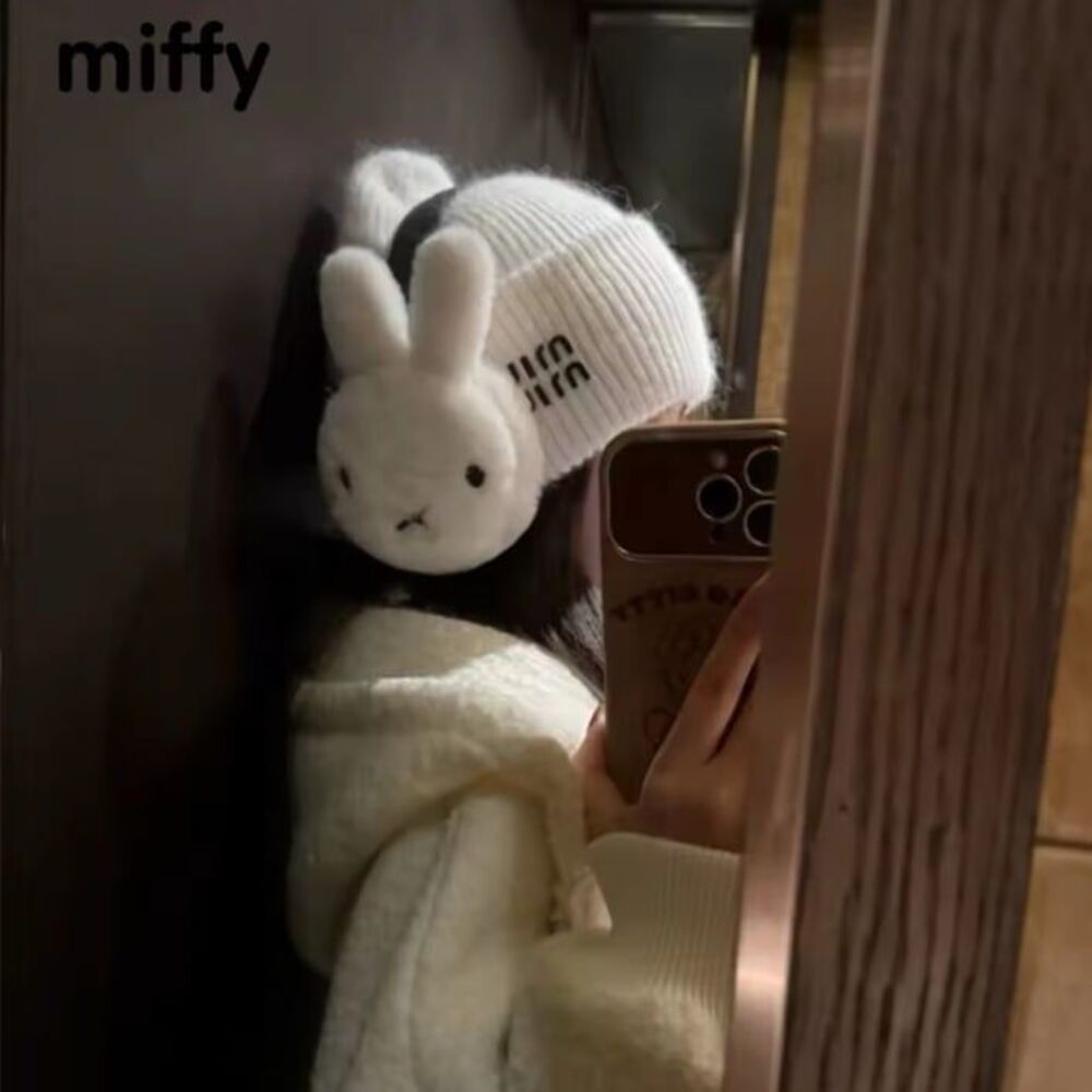 Kawaii Miffy Cute Warm Eartips Anti Freeze Winter Plush Ear Muff Protectors